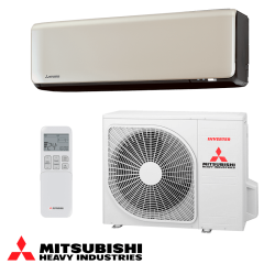 Инверторен климатик Mitsubishi Heavy Industries SRK 35 ZT-WFT + SRC 35 ZT-W - титаниев