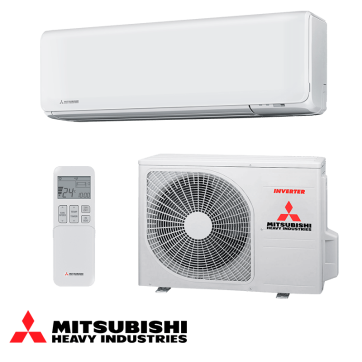 Инверторен климатик Mitsubishi Heavy Industries SRK 25 ZT-WF + SRC 25 ZT-W - бял