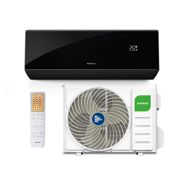 Инверторен стенен климатик KAISAI BLACK PRO HEAT+  KRB-18TLHI / KRWB-18TLHO